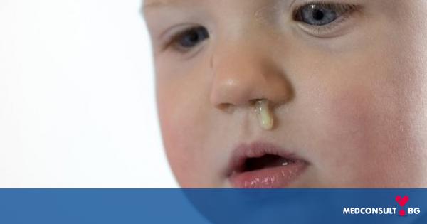 Зелен секрет от носа при дете